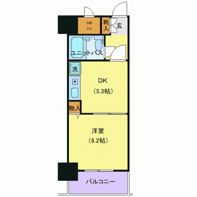 OneLife盛岡駅前【★駅近・オートロック】の物件間取り図