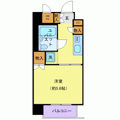 OneLife盛岡中央通【★禁煙ルーム有・2口コンロ】の物件間取り図