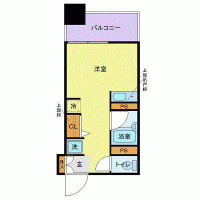 OneLife東新宿ビル【★東新宿駅 徒歩2分・ペット(小型犬可！※別途賃料加算有)】の間取り図