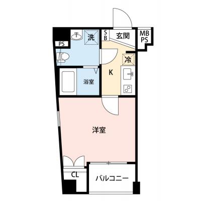 【🎉初期費用オフ｜お得なキャンペーン】【禁煙🚭/Wi-Fi無料🌐】マイナビSTAY大久保一丁目　304の物件間取り図