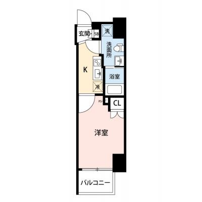 【🎉初期費用オフ｜お得なキャンペーン】【禁煙🚭】マイナビSTAYモダン北千住　202の物件間取り図