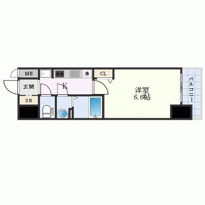 OneLife阿波座駅南ヴィル【★Wi-Fi対応・設備充実】の物件間取り図
