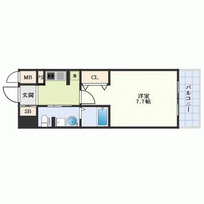 OneLife京セラドーム北【★設備充実】の物件間取り図