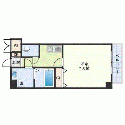 OneLife九条駅東ハイツ【★Wi-Fi対応・設備充実】の物件間取り図