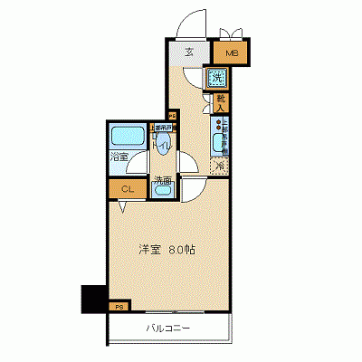 OneLife両国弐番館【★25平米・独立洗面付！】の物件間取り図