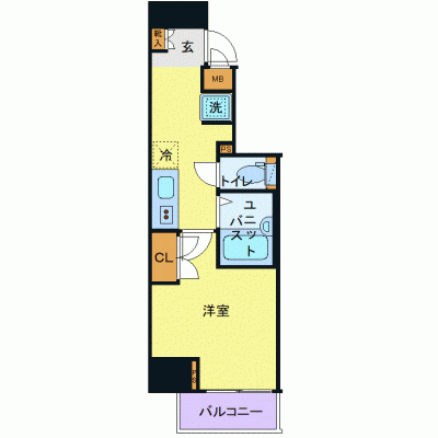 OneLife神田岩本町2nd【★浴室乾燥付・ 馬喰町駅 徒歩3分！】の間取り図