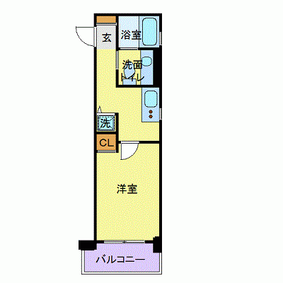 OneLife神田壱番館【★△浴室乾燥付・秋葉原駅 徒歩5分！】の物件間取り図