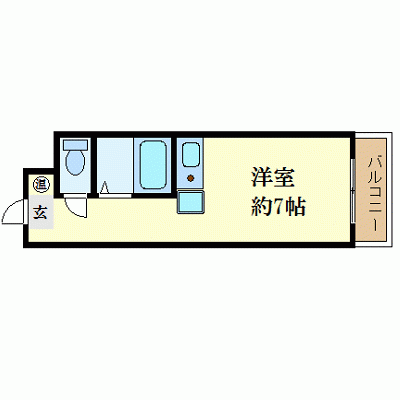 OneLife四日市ベース＜TYPE2＞【★駅近・20平米・トイレバス別】の物件間取り図