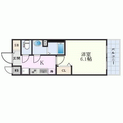 OneLife難波メティス【★Wi-Fi対応・設備充実】の物件間取り図