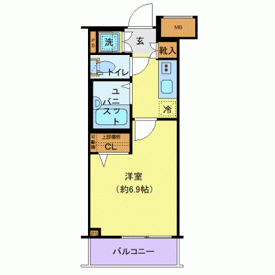 OneLife四谷EAST【★浴室乾燥付・四谷三丁目駅 徒歩5分！】の物件間取り図