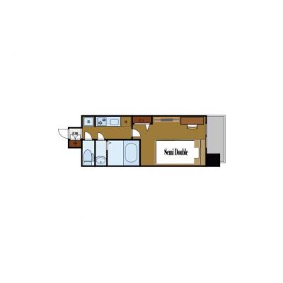 BraTTo深江橋ソレアス【単身者＆女性向け💓】防犯面に配慮した安心の住環境👍深江橋駅まで徒歩8分！の物件間取り図
