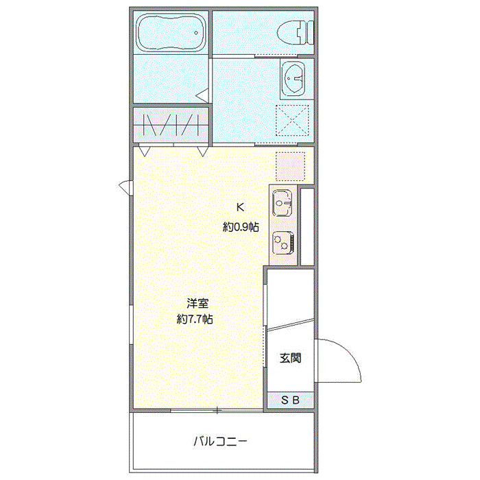 マンスリーリブマックス西巣鴨ラルゴ◆☆『禁煙ルーム・1R』【独立洗面・浴室乾燥付】≪エクセレントシリーズ≫の物件間取り図