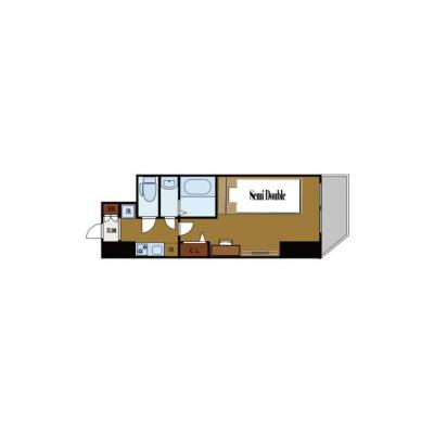 BraTTo本町セントラル【Wi-Fi無料💻】本町駅まで5分｜家具家電付き｜すぐに暮らせる快適ルーム♪の物件間取り図