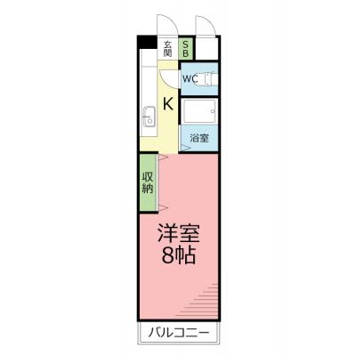 【広めマンション♪】グランドール 107号室の物件間取り図