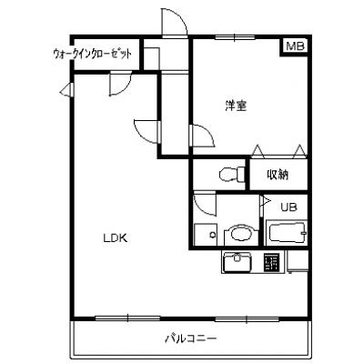 【コンビニまで徒歩3分！】サフィーロ 201号室の物件間取り図