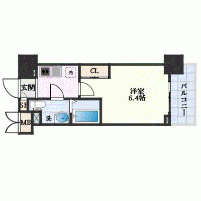 OneLife塚本西レジュール【★設備充実】の物件間取り図