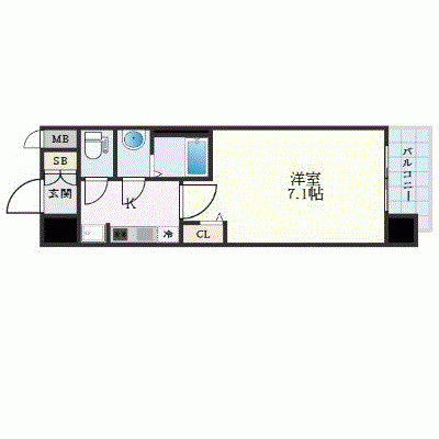 OneLife姫島北エンファシス【★Wi-Fi対応・設備充実】の物件間取り図