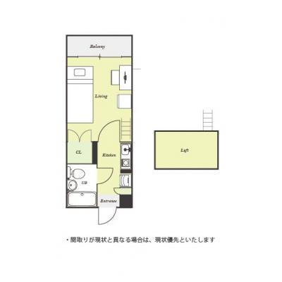 ユニオンマンスリー勝田台１　307　1K・シングル☆◆インターネット固定回線（有線・Wi-Fi）無料の部屋◆【禁煙ルーム】人気の角部屋！デスク・チェア＆たっぷり収納2ドア冷蔵庫など生活家電のあるお部屋の物件間取り図