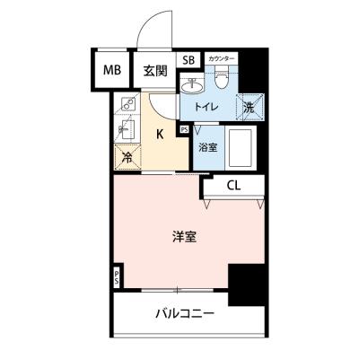 【🎉初期費用オフ｜お得なキャンペーン】【禁煙🚭】マイナビSTAYトワイライトヒルズ所沢　1101の物件間取り図