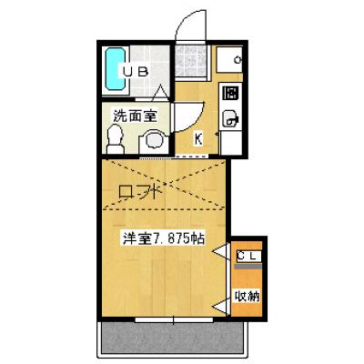 【Wi-Fi無料！】シルヴァン　スクエア 203号室の物件間取り図