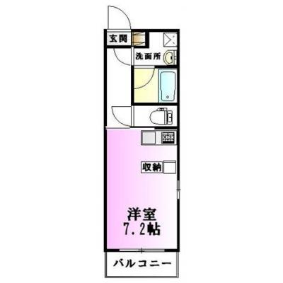 【海沿い駅近☆彡】セルバ湘南 103号室の物件間取り図