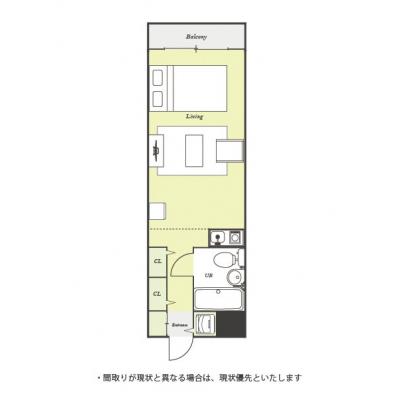 ユニオンマンスリー北浦和１　209　1R・セミダブル☆◆インターネット固定回線（有線・Wi-Fi）無料の部屋◆【禁煙ルーム】安心のオートロック＆モニター付きインターフォン完備！の物件間取り図