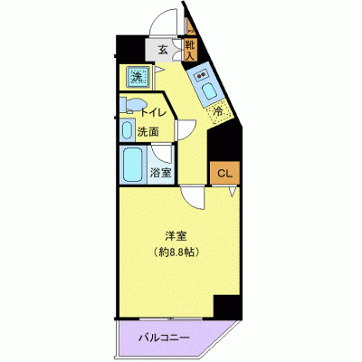 OneLife目白アベニュー【★独立洗面・浴室乾燥付！】の物件間取り図