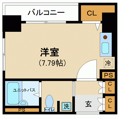 OneLife銀座八丁堀駅前【★オートロック・八丁堀駅 徒歩3分！】の物件間取り図