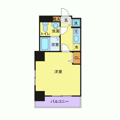 OneLife勝どきメゾン【★独立洗面付・勝どき駅 徒歩3分！】の物件間取り図