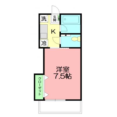 【Wi-Fi無料！】ベルフォルト  の物件間取り図