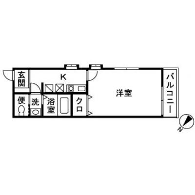 【駅近すぎる♪】ミル　シャンブル の物件間取り図