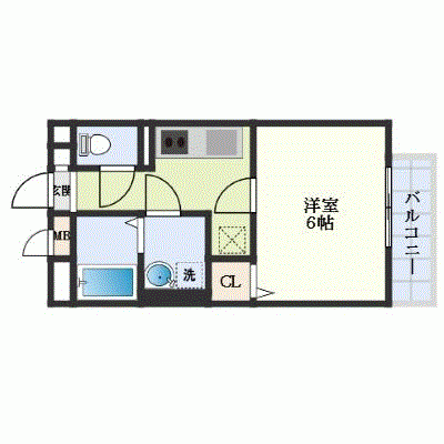 OneLife淡路東一番館【★設備充実】の物件間取り図