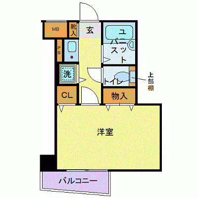 OneLife麻布十番シア【★浴室乾燥付・麻布十番駅 徒歩1分！】の物件間取り図