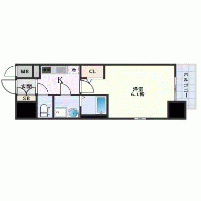 OneLife新大阪プレミアEAST【★禁煙・設備充実】の物件間取り図