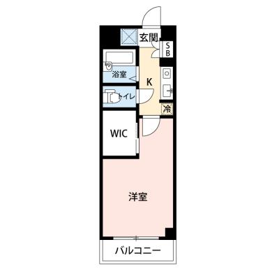 【🎉初期費用オフ｜お得なキャンペーン】【禁煙🚭/Wi-Fi無料🌐】マイナビSTAY関空泉佐野　411の物件間取り図