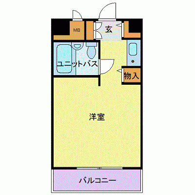 OneLife浜松メイクスⅠ【★20平米・3点ユニットバスタイプ・コインランドリータイプ】の物件間取り図
