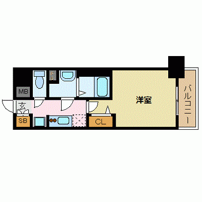 OneLife神戸SOUTHハーバー【★駅近・設備充実物件】の物件間取り図