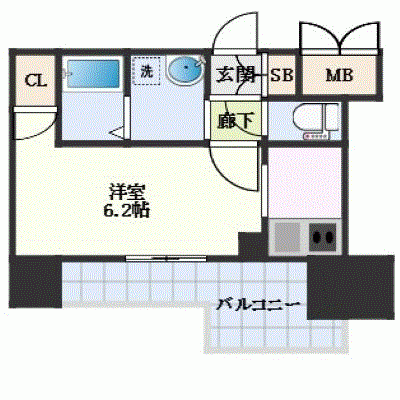 OneLife東三国NORTH【★Wi-Fi対応・設備充実】の物件間取り図
