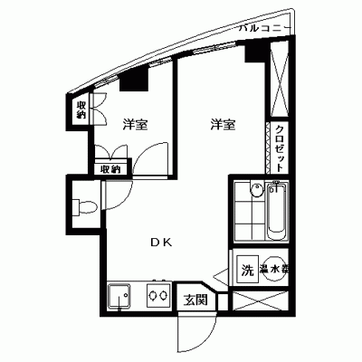 OneLife代官山South【★1LDK・38平米】の物件間取り図