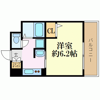 OneLife新大阪VIエキスプレイス【★NET対応】の物件間取り図