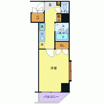 OneLife笹塚シティ【★オートロック付・笹塚駅 徒歩4分！】の物件間取り図