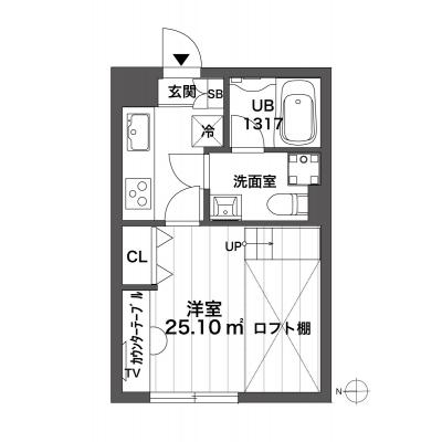 ｜キャンペーン中✨｜新築｜ペット可🐶🐱｜防音♪｜スマートロック🔑｜デザイナーズ｜ホテルライク｜蔵創蒲田bow_303の物件間取り図