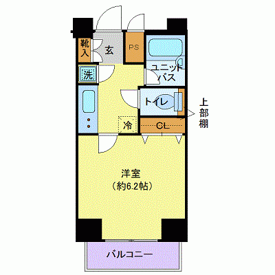 OneLife後楽園1st【★オートロック付・後楽園駅 徒歩6分！】の物件間取り図