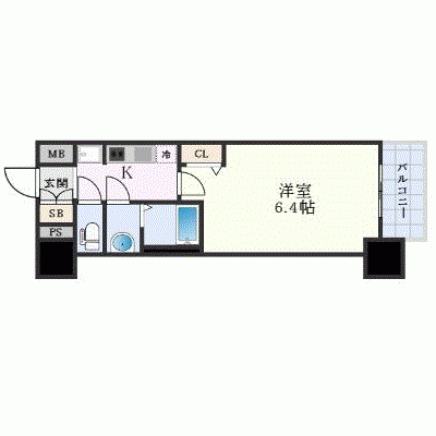 OneLife新大阪ジェイズ【★設備充実】の物件間取り図