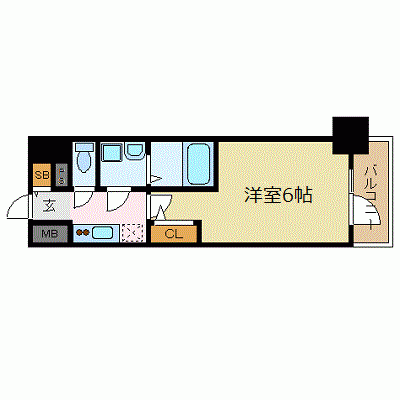 OneLife神戸レジデンス【★駅近・設備充実物件】の物件間取り図