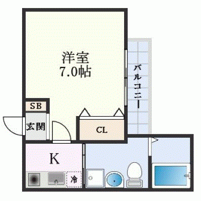 OneLife住之江公園南ウイング【★Wi-Fi対応・設備充実】の物件間取り図