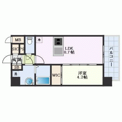 OneLife平野プライム【★1LDK・設備充実】の物件間取り図