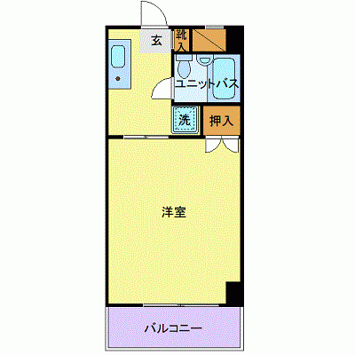 OneLife群馬新前橋駅前コート＜TYPE2＞【★33平米・新前橋駅 徒歩3分！】の物件間取り図