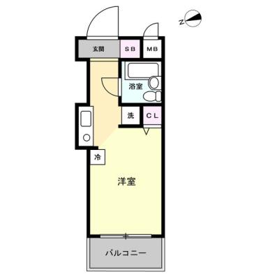 【電話特典有り☆清掃費無料！】コンシェル武蔵中原１の物件間取り図