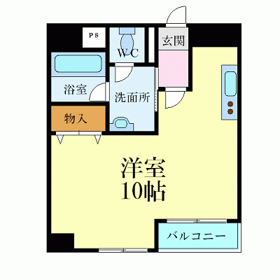 OneLife姫路NORTH【★28平米・独立洗面台・駅近物件】の物件間取り図